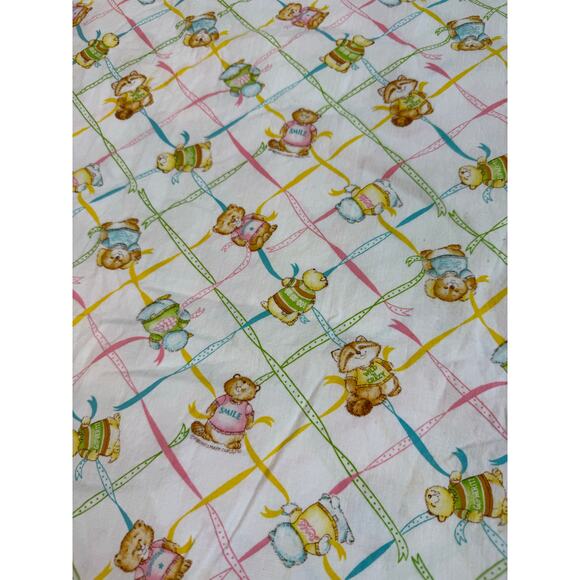 Dundee Other - Vintage 80’s Shirt Tales / Critter Sitters Baby Crib Sheet Hallmark Cards Inc.